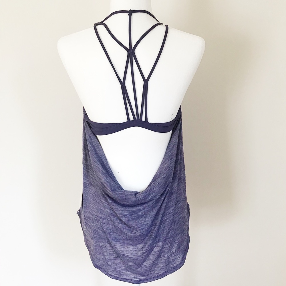 🆕 LuLulemon Purple Raise The Barre Strappy Tank